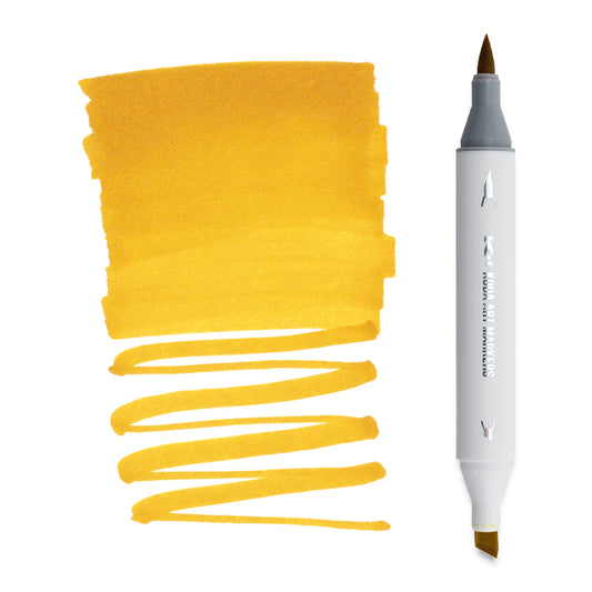 Koda Art Dual Tip Brush Marker - Harvest Gold Y5