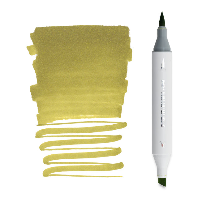 Koda Art Dual Tip Brush Marker - Pale Olive YG16