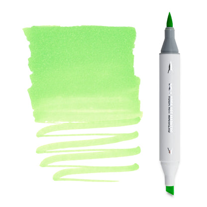 Koda Art Dual Tip Brush Marker - Acid Green YG228