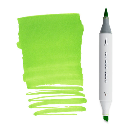 Koda Art Dual Tip Brush Marker - May Green YG229