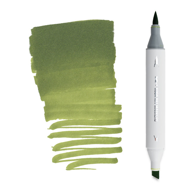 Koda Art Dual Tip Brush Marker - Light Sage YG30