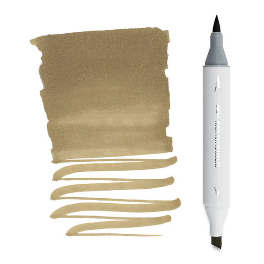 Koda Art Dual Tip Brush Marker - Dark Goldenrod YG7