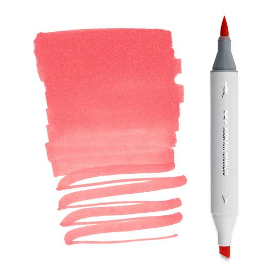 Koda Art Dual Tip Brush Marker - Tangerine YR214