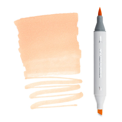 Koda Art Dual Tip Brush Marker - Pale Peach YR220