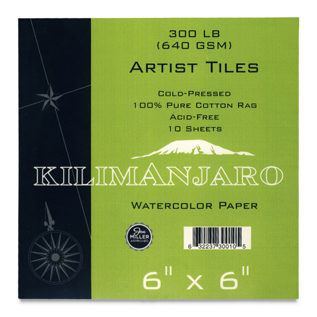 Kilimanjaro Natural White Artist Tiles