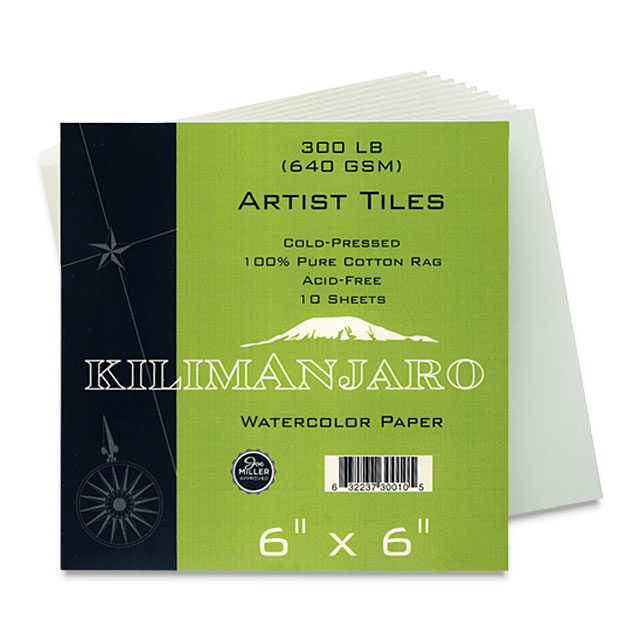 Kilimanjaro Natural White Artist Tiles