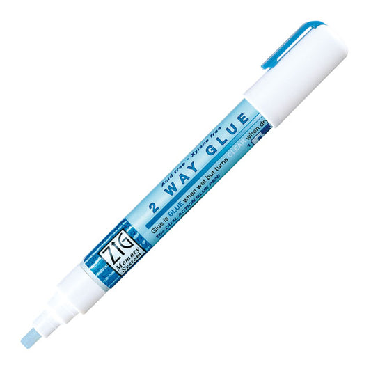 Zig 2 Way Glue Pen - Chisel Tip, 4 mm.