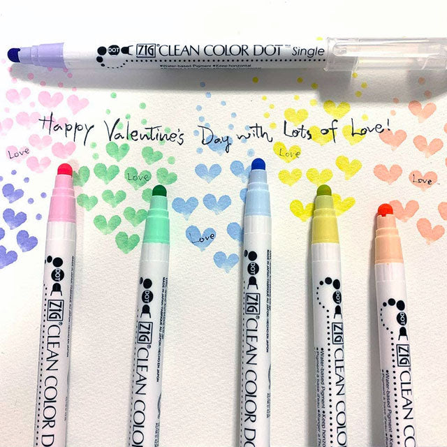 Clean Color Dot Single Tip Marker - Mild Colors