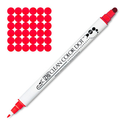 Zig Clean Color Dot Marker - Red