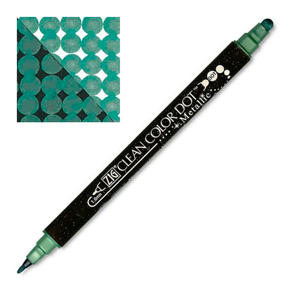 Clean Color Dot Marker - Metallic Green