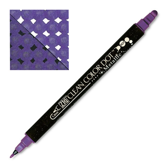 Zig Clean Color Dot Marker - Metallic Violet