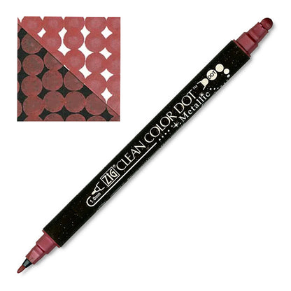 Clean Color Dot Marker - Metallic Red