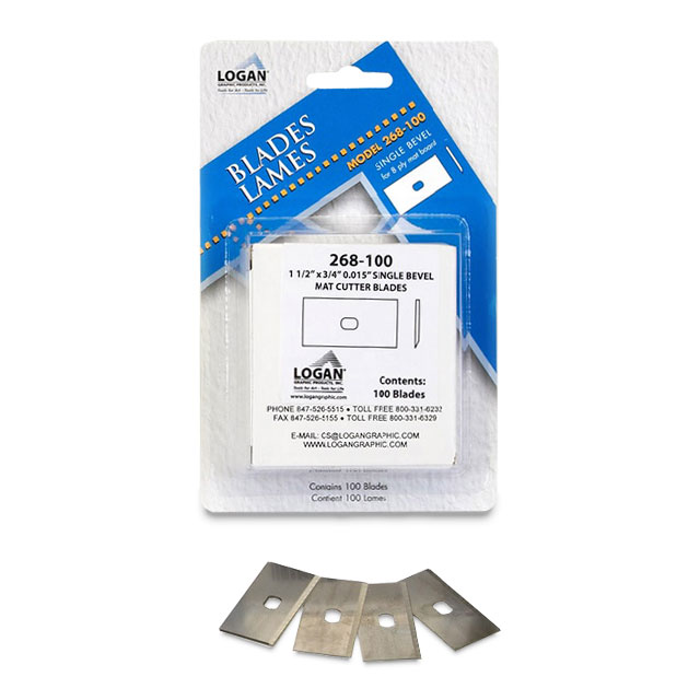 Model 268 Replacement Blades, Pkg. of 100