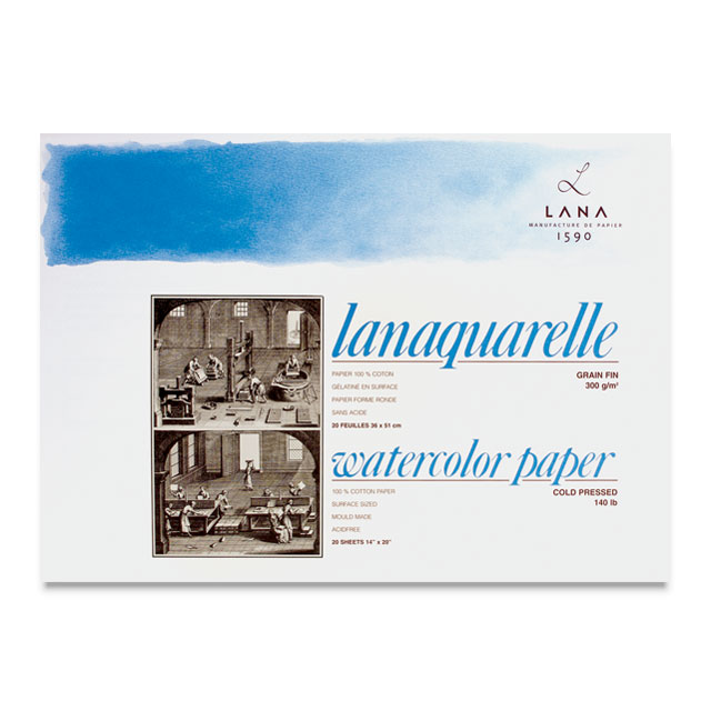 Lanaquarelle Watercolor Block, 14" x 20"