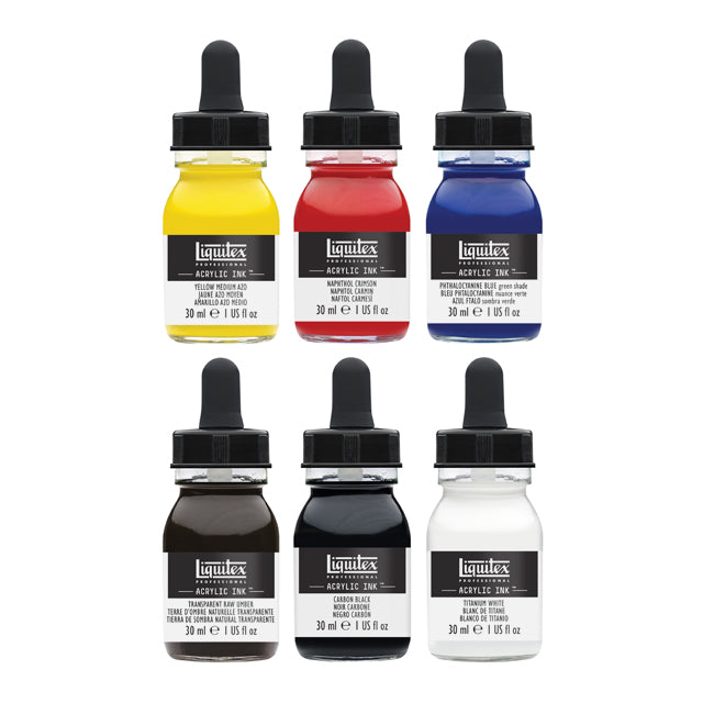 Professional Acrylic Essential Ink Color Set