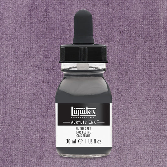 Professional Acrylic Ink, Muted Grey, 30 ml.