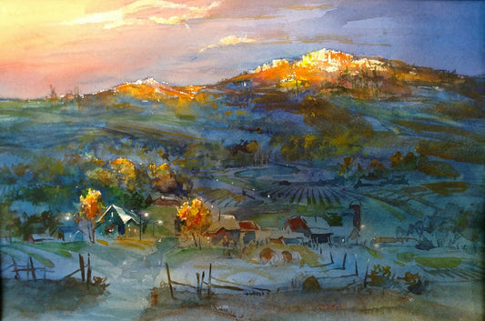 Tom Lynch Online Art Workshop: Warm Glow For a Mountain Sunset, January 25, 2025