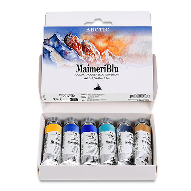 MaimeriBlu Artist Watercolor - Arctic Theme, Set of 6