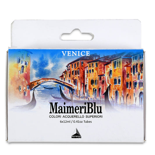 MaimeriBlu Artist Watercolor - Venice Theme, Set of 6