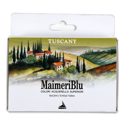 MaimeriBlu Artist Watercolor - Tuscany Theme, Set of 6