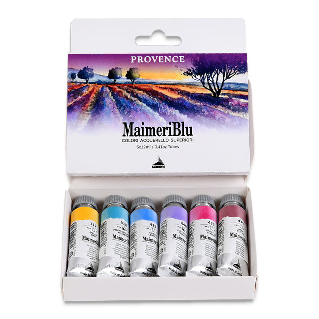 MaimeriBlu Artist Watercolor - Provence Theme, Set of 6