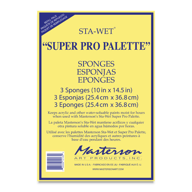 Sta-Wet Super Pro Palette Sponges