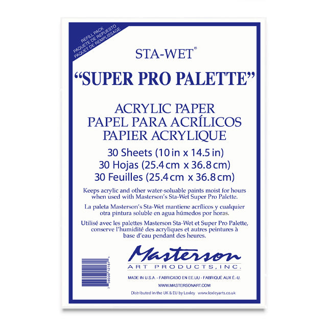 Sta-Wet Super Pro Palette Acrylic Paper