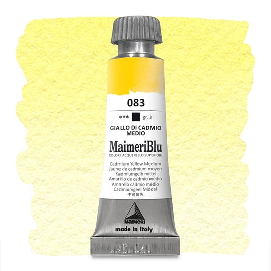 Cadmium Yellow Medium, 12 ml.