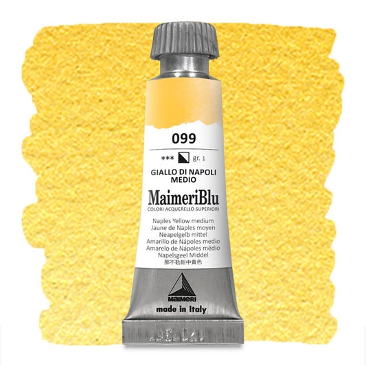 Naples Yellow Medium, 12 ml.