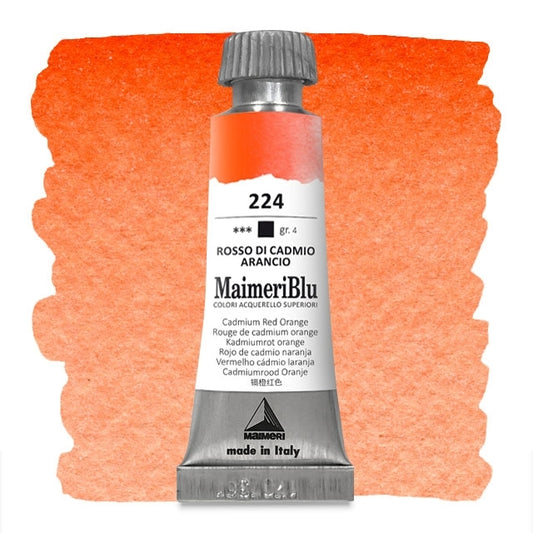 Cadmium Red Orange, 12 ml.