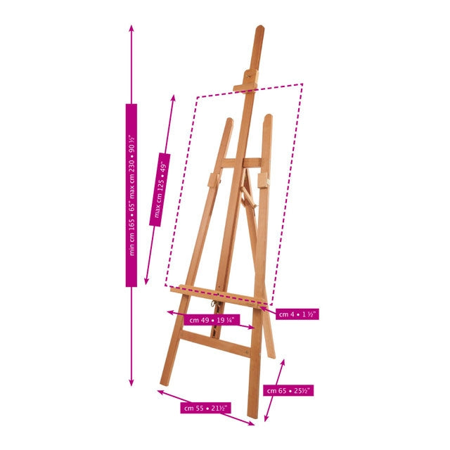 Lyre Basic Studio Easel M-13D