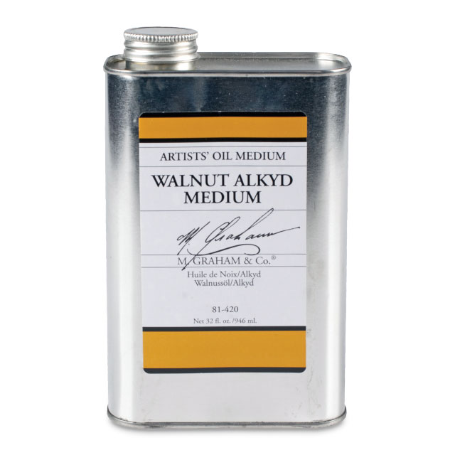 Walnut Alkyd Medium, 32 oz. can