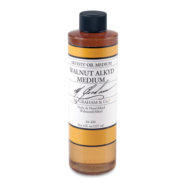 Walnut Alkyd Medium, 8 oz. bottle