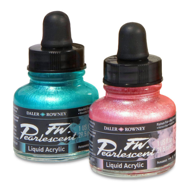 FW Pearlescent Liquid Acrylic Artists' Inks