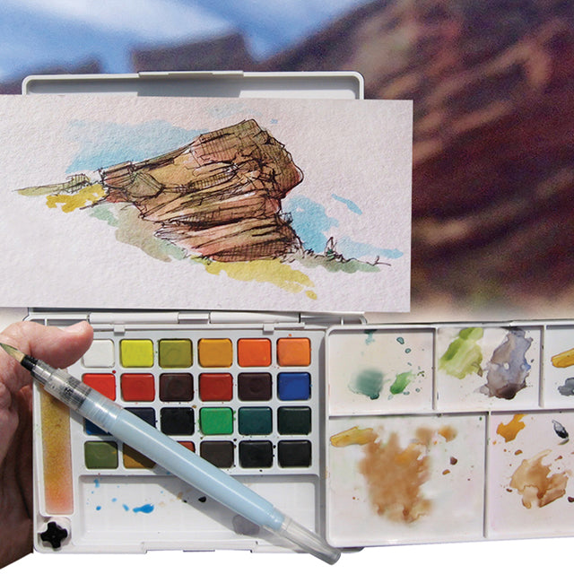 Koi Watercolor Pocket Field Sketch Box