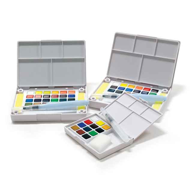 Koi Watercolor Pocket Field Sketch Box Sets