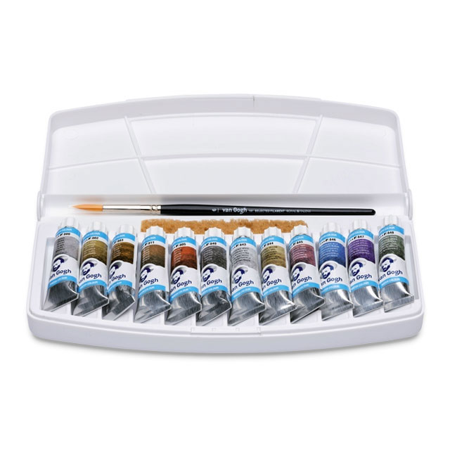 Metallic & Interference Colors Watercolor Set of 12 Tubes