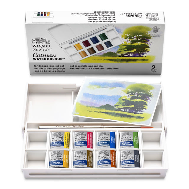 Cotman Landscape Pocket Set of 8