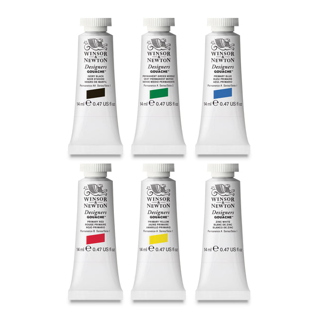 Designers Gouache Primary Set of 6