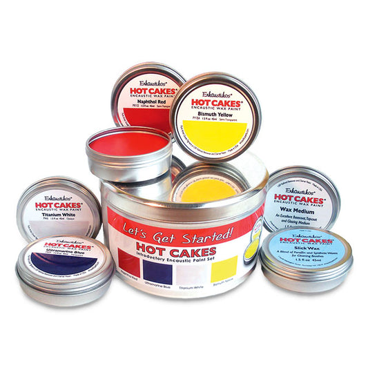 Enkaustikos Hot Cakes Encaustic Wax Paint, Introductory Set