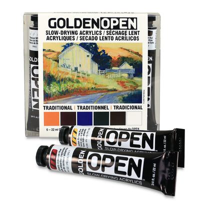 Golden Open Acrylic Sets