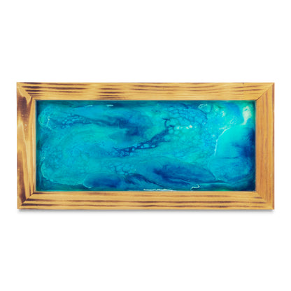 Resin Art Tray using Amazing Clear Cast Art Resin by Jessica Quint