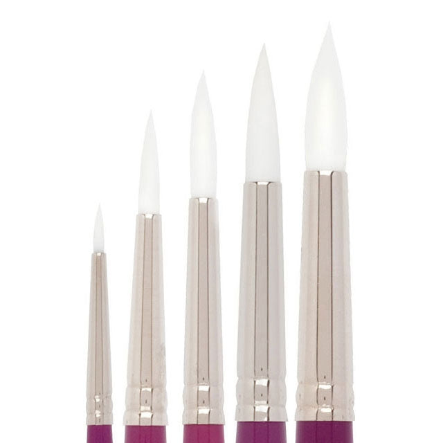 Starving Artist White Synthetic Brush Set