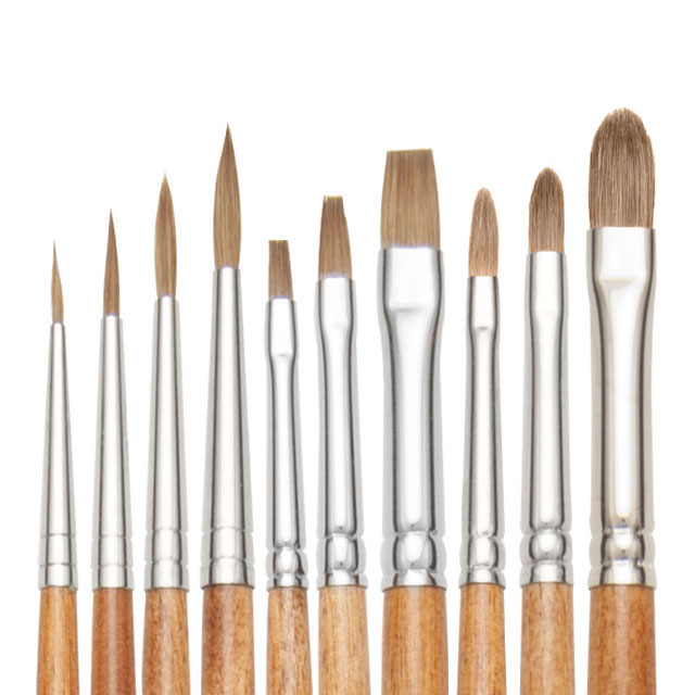 Big Red Sable Portrait Brush Set