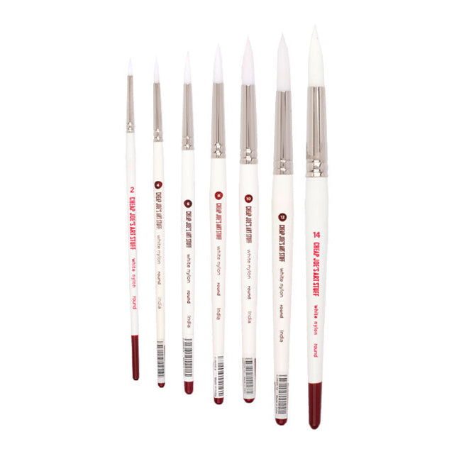  Short Handle Flat 3 Brush Set