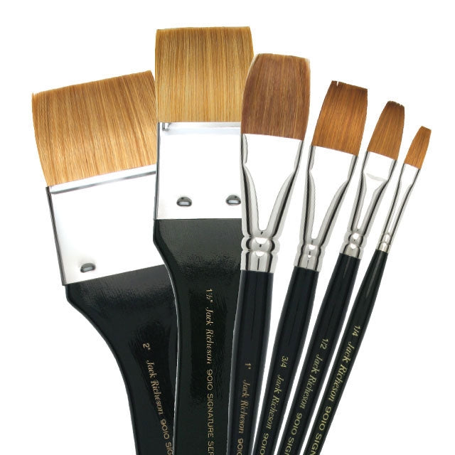 Series 9010 Synthetic Flat Watercolor Brushes