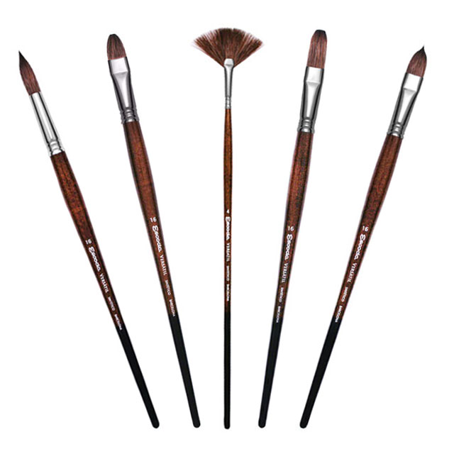 Versatil Synthetic Kolinsky Long Handle Brushes