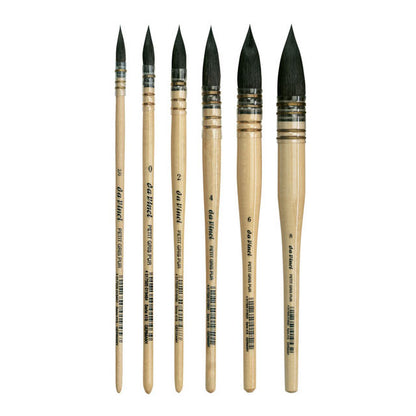 Petit Gris Squirrel Quill Brushes