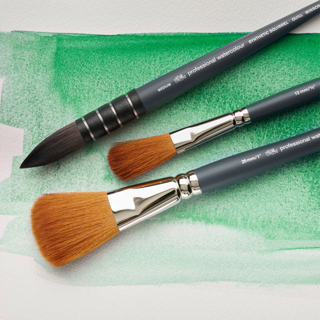 Professional Watercolor Synthetic Sable Brushes