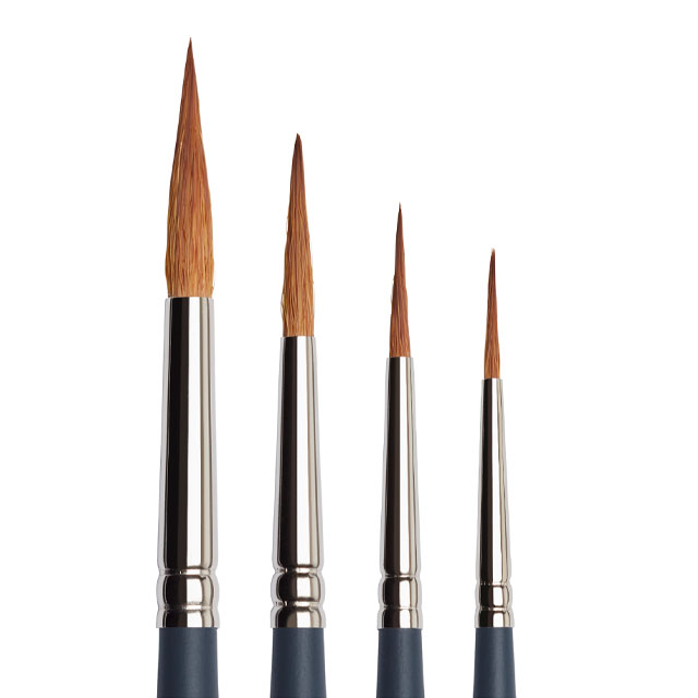 Professional Watercolor Synthetic Sable Brushes